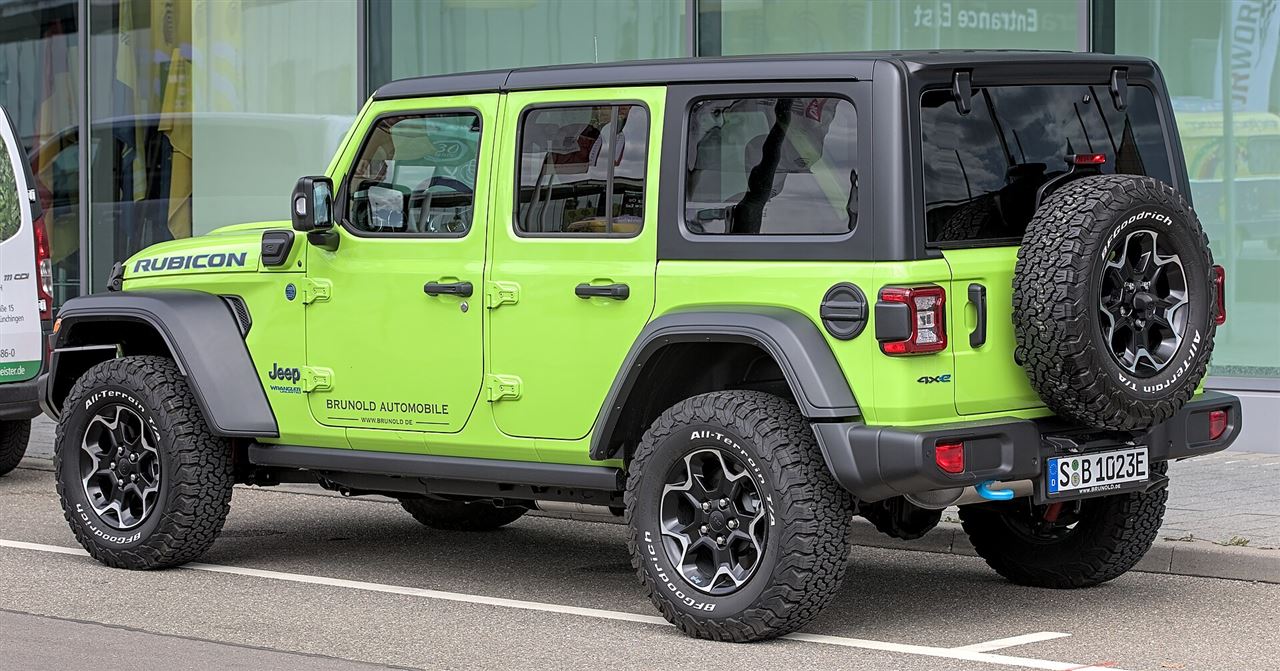 Jeep WRANGLER RUBICON 4x4 2.0 TURBO 272 CH — photo 4 : Jeep Wrangler Rubicon (JL) 4xe 1X7A0287