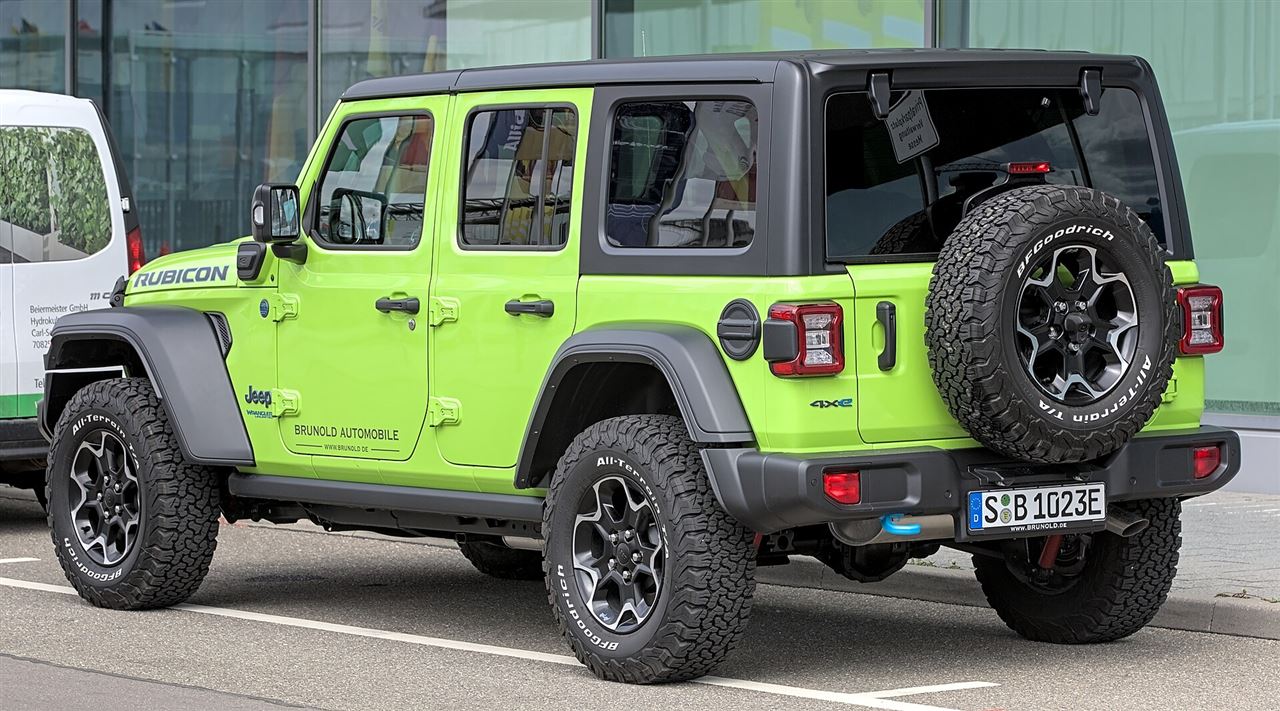 Jeep WRANGLER RUBICON 4x4 2.0 TURBO 272 CH — photo 5 : Jeep Wrangler Rubicon (JL) 4xe 1X7A0288