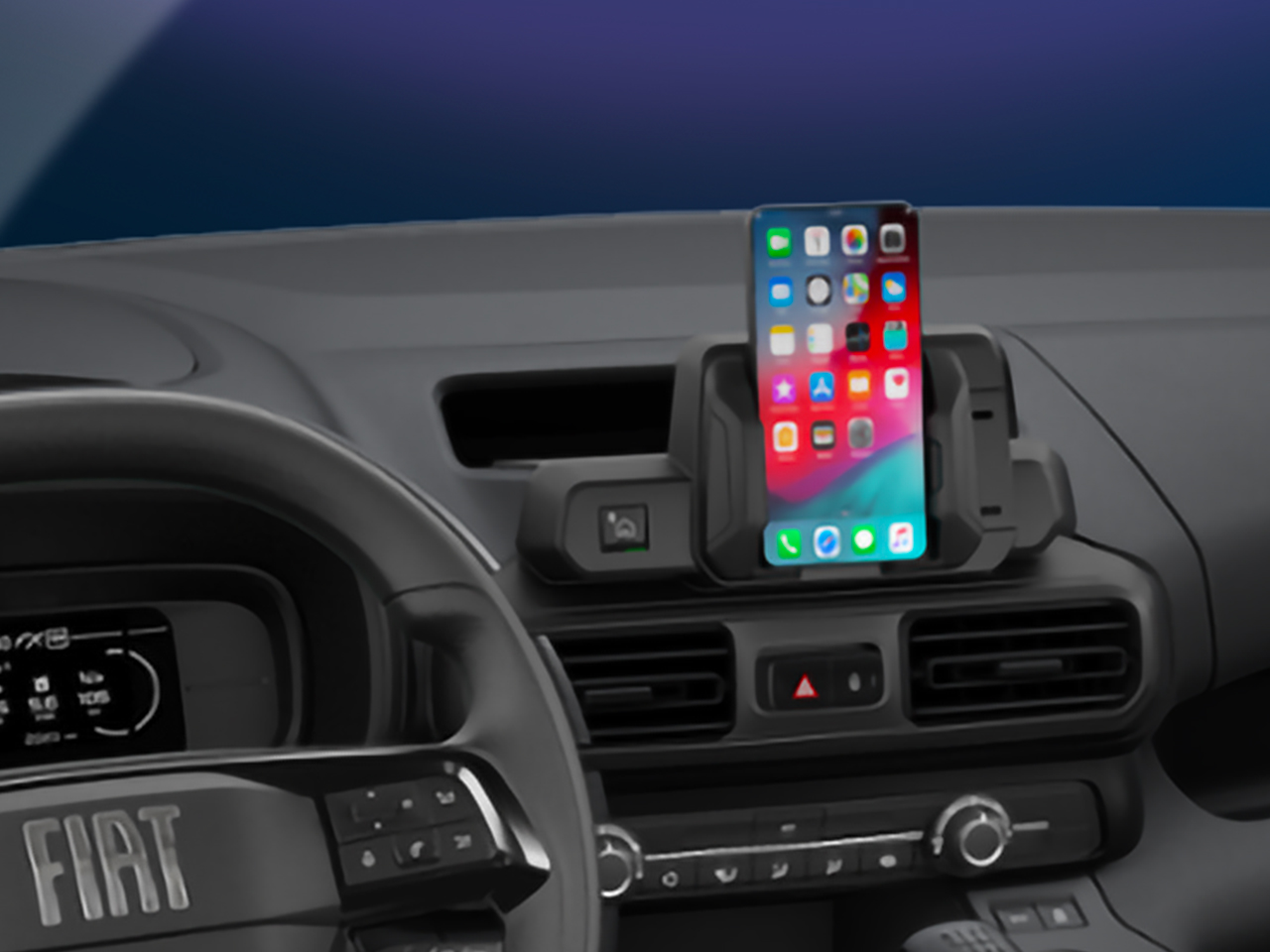 محطة الهاتف الذكي Smartphone Station في فيات دوبلو
